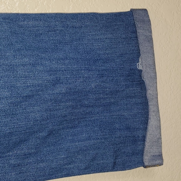 David Kahn Blue Stretch Cropped Jeans 32 - Picture 5 of 11